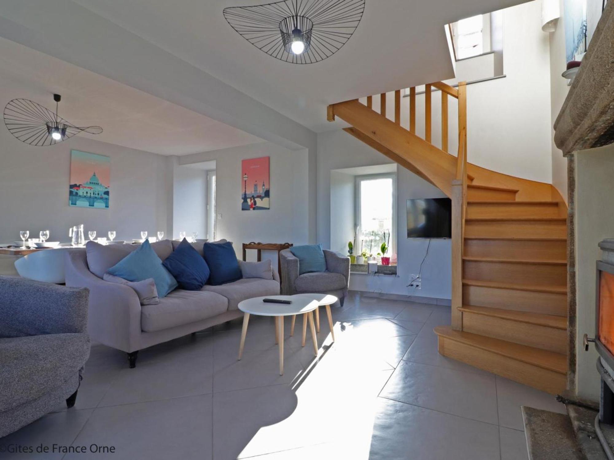Maison Normande Renovee Avec Grand Jardin, Ideale Pour Famille, Proche Lac Et Randonnees - Fr-1-497-143 Menil-Gondouin Dış mekan fotoğraf